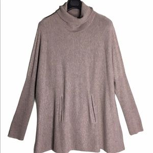 Garnet Hill Sweater Long Sleeve Wool Cashmere XL